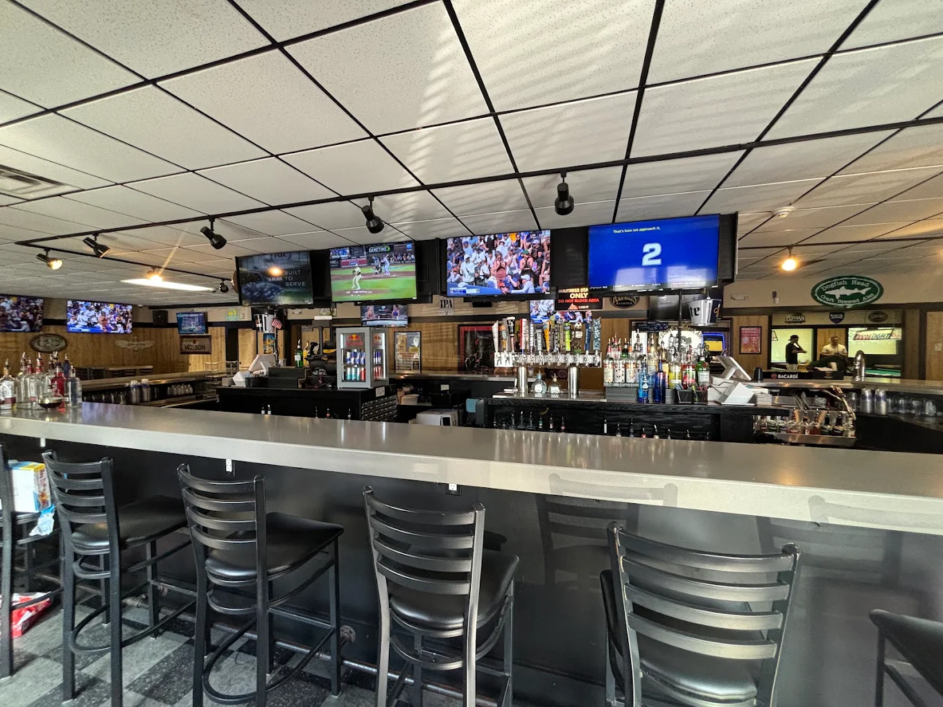 Elmer's Place bar spread